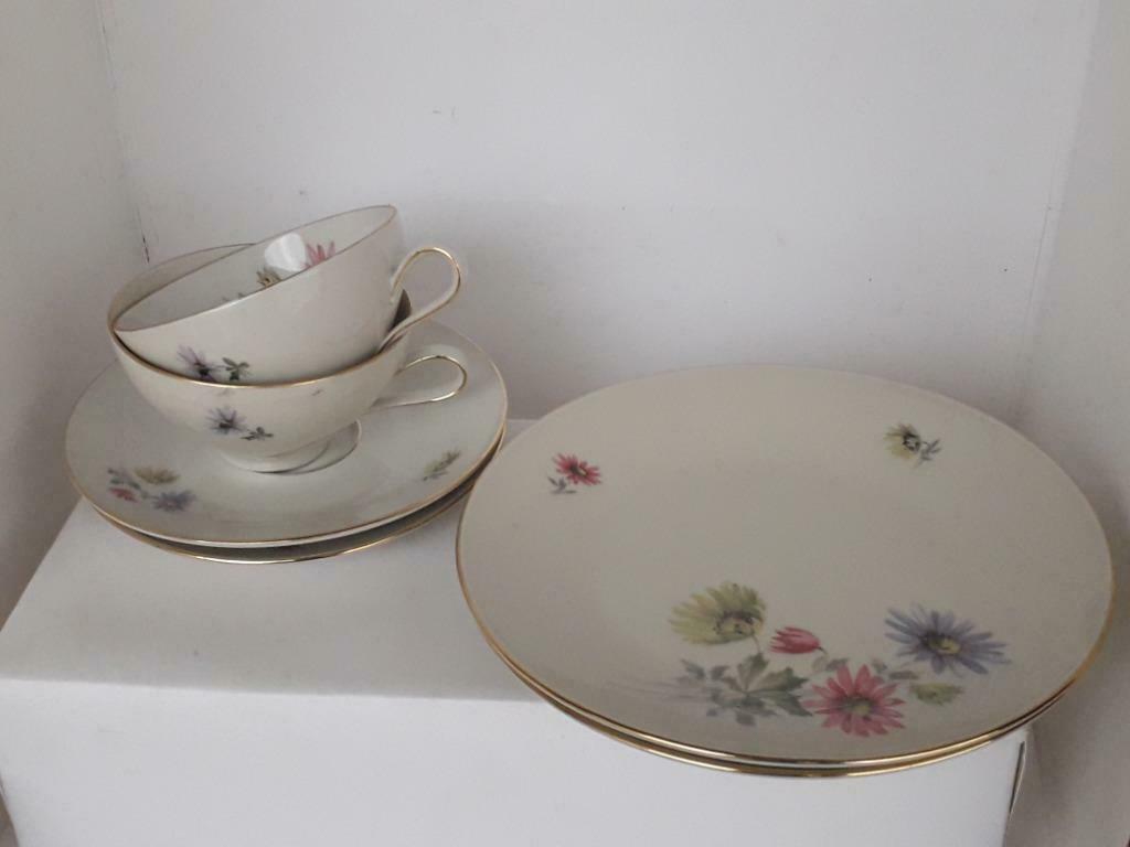 Porselein servies - 6 delig - Germany, Huis en Inrichting, Keuken | Servies, Zo goed als nieuw, Kop(pen) en/of Schotel(s), Overige stijlen