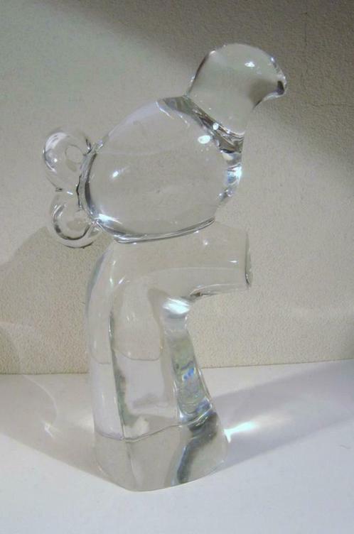Vogel op stam glasobject van Olle Alberius voor Orrefors, Antiek en Kunst, Antiek | Glaswerk en Kristal, Ophalen