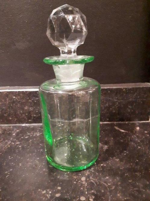 Flacon de toilette parfum verre ancien, Antiquités & Art, Antiquités | Verre & Cristal