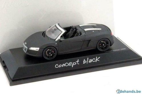 1:43 Schuco Audi R8 Spyder 2012 concept black, Hobby & Loisirs créatifs, Modélisme | Voitures & Véhicules, Neuf, Voiture, Enlèvement ou Envoi