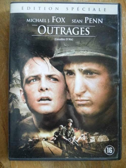 )))  Outrages  //  Sean Penn / Michael J. Fox   (((, Cd's en Dvd's, Dvd's | Avontuur, Zo goed als nieuw, Vanaf 16 jaar, Ophalen of Verzenden