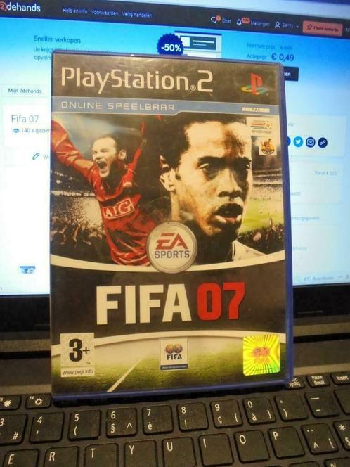 Fifa 07, Consoles de jeu & Jeux vidéo, Jeux | Sony PlayStation 2, Utilisé, Sport, Enlèvement ou Envoi