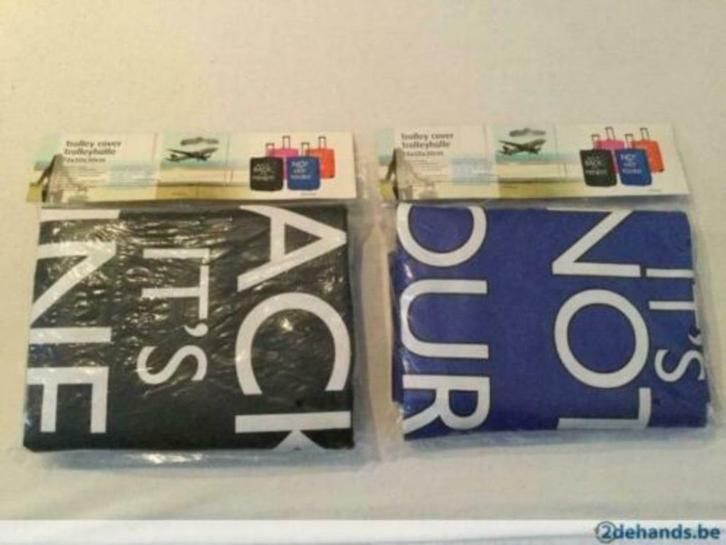 Trolley cover (NIEUW), Bijoux, Sacs & Beauté, Sacs | Sacs de voyage & Petits Sacs de voyage, Neuf, Bleu, Enlèvement ou Envoi