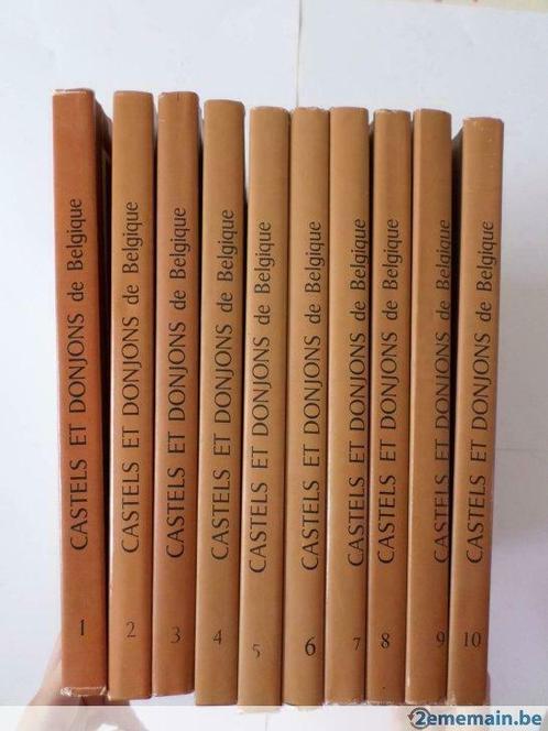 Castels et donjons de Belgique Les 10 volumes impeccables, Livres, Livres d'images & Albums d'images, Utilisé, Album d'images