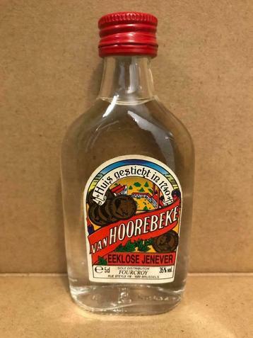 Eeklose Jenever - Van Hoorebeke - Mignonnette d'alcool - 5cl, Neuf, Autres régions, Enlèvement ou Envoi, Pleine