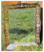 §miroir venitien des années 50 tour rose taillé roue, Antiquités & Art, Enlèvement