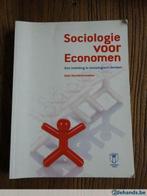 Sociologie voor economen., Livres, Livres d'étude & Cours, Utilisé, Envoi