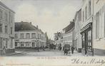 Oude postkaart Vilvoorde Brusselsestraat gekleurd, Gelopen, Vlaams-Brabant, Voor 1920, Verzenden