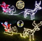 Rendier Met Slee En Kerstman. Ongeveer 1.5m. (Kerstman 90cm), Ophalen of Verzenden, Nieuw