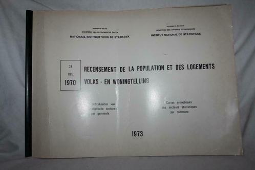 Recensement de la population et des logements 1970 Rencement, Livres, Histoire nationale, Utilisé, Enlèvement ou Envoi