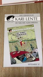 Kari lente bob mau affiche brabant strip 1997, Verzamelen, Nieuw, Ophalen of Verzenden