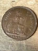 one penny munt 1964 Elizabeth