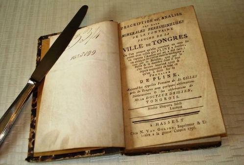 Description eaux minérales Tongres 1796, Boeken, Geschiedenis | Stad en Regio, Gelezen, Ophalen of Verzenden