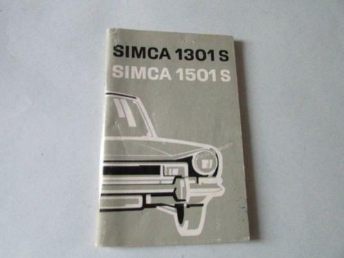 Simca 1301 S / 1501 S, Boeken, Auto's | Boeken, Gelezen, Verzenden