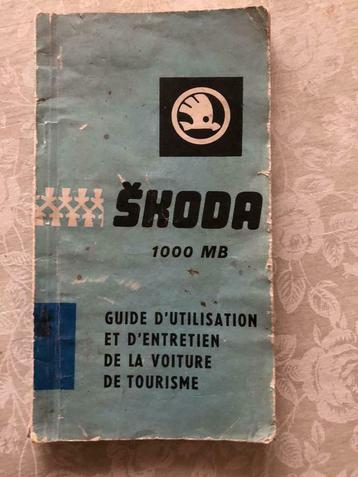 Guide d’utilisation et d’entretien, Manuel Skoda 1000 Mo, Autos : Divers, Modes d'emploi & Notices d'utilisation, Enlèvement ou Envoi