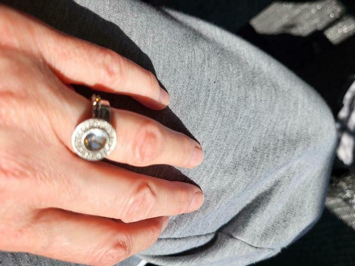 Ring set  Otazu, Handtassen en Accessoires, Ringen, Dame, Zilver, Zilver, Met edelsteen, Ophalen of Verzenden