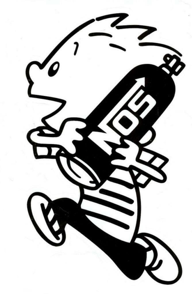 NOS sticker, Motoren, Accessoires | Stickers, Ophalen of Verzenden