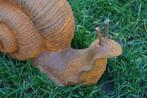 Grand escargot en fonte patinée rouille, Jardin & Terrasse, Statues de jardin, Enlèvement ou Envoi, Neuf, Autres matériaux, Animal