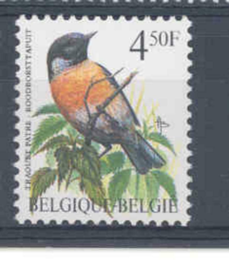 België 1990 Vogels Roodborsttapuit Buzin  **, Verzenden, Orginele gom, Postfris, Postfris