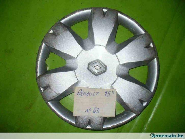 Renault 15" wieldop (n°63) 1st, Auto-onderdelen, Banden en Velgen, Velg(en), 15 inch, Gebruikt, Ophalen of Verzenden