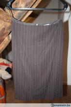 jupe lignee marron gris sportmax taille 42, Kleding | Dames, Ophalen of Verzenden, Gedragen, Maat 42/44 (L)