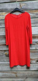 rode jurk VANILIA met 3/4 uitlopende mouw maat 36, Kleding | Dames, VANILIA, Ophalen of Verzenden, Zo goed als nieuw, Maat 36 (S)