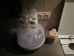 Sterilisator & 4 flesjes (260 ml) Avent Philips + Babymoov., Kinderen en Baby's, Ophalen, Gebruikt, Sterilisator