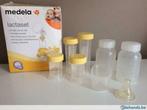 Medela Lactaset – Enkelvoudige afkolfset + extra's, Gebruikt, Ophalen of Verzenden, Borstkolf