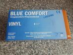 Te koop vinyl handschoenen blauw comfort XL,M,S, Diversen, Braces, Nieuw, Ophalen of Verzenden