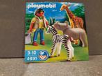 playmobil 4931,  dierenverzorgster zoo met babydieren, Ensemble complet, Enlèvement, Utilisé