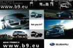 Subaru B9 Tribeca stickertjes, Livres, Comme neuf, Envoi