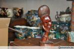 §  sculpture en bois tête femme africaine kenya, Antiquités & Art, Enlèvement
