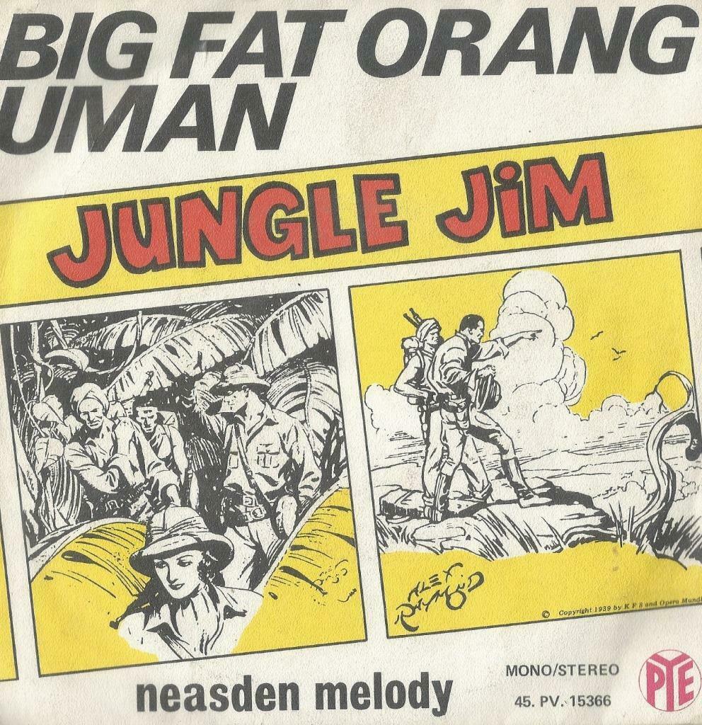 Jungle Jim – Big fat orang uman – Single, Cd's en Dvd's, Vinyl Singles, Gebruikt, Single, Pop, 7 inch, Ophalen of Verzenden