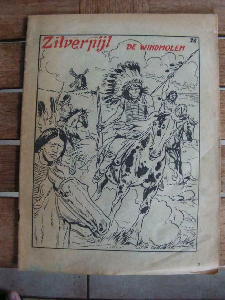 Strip Zilverpijl nr 24 “De Windmolen”., Boeken, Stripverhalen, Gelezen, Eén stripboek, Ophalen of Verzenden