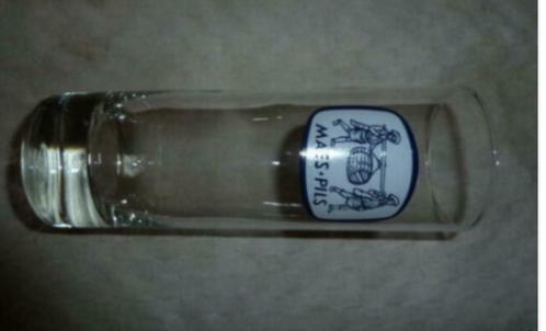 #K Bier glas MAES PILS longdrink glas Brouwerij Alken - Maes, Verzamelen, Glas en Drinkglazen, Nieuw, Bierglas, Ophalen of Verzenden