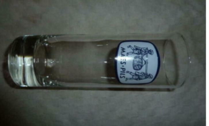 #K Bier glas MAES PILS longdrink glas Brouwerij Alken - Maes, Verzamelen, Glas en Drinkglazen, Nieuw, Bierglas, Ophalen of Verzenden