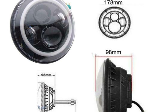 2x 7 inch full led koplampen nieuw !!!!!!! complete set !!!, Auto-onderdelen, Verlichting, Alfa Romeo, Amerikaanse onderdelen