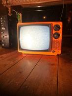 Oranje vintage zwart/wit Teleton portable TV, Ophalen