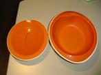 Tupperware Iso Duo ovaal serveerwonder  1,5 liter, Oranje, Ophalen of Verzenden, Zo goed als nieuw