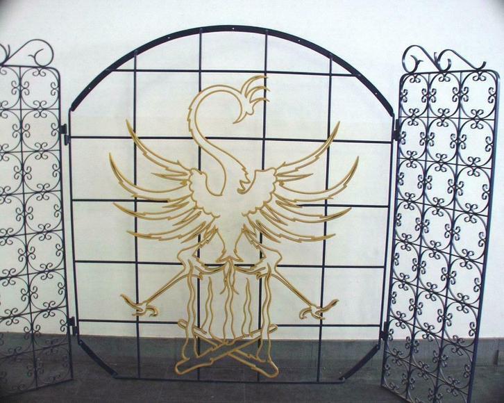 Scheidingshek -Smeedwerk-Phenix., Antiek en Kunst, Antiek | Woonaccessoires, Ophalen