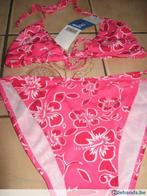 fushia bikini bloemenprint, Kleding | Dames, Nieuw, Bikini, Roze, Verzenden