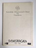 Programmaboekje Sylvestergala 87-88 Koninklijk Filharmonisch, Verzamelen, Gebruikt, Ophalen of Verzenden