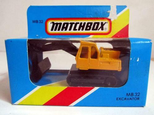 Graafmachine MB32 Matchbox Superfast (1981), Hobby en Vrije tijd, Modelauto's | Overige schalen, Zo goed als nieuw, Tractor of Landbouw
