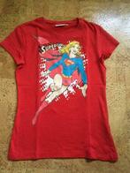 rode T-shirt Super Girl Zeeman maat 146-152 als nieuw, Comme neuf, Fille, Chemise ou À manches longues, Enlèvement ou Envoi