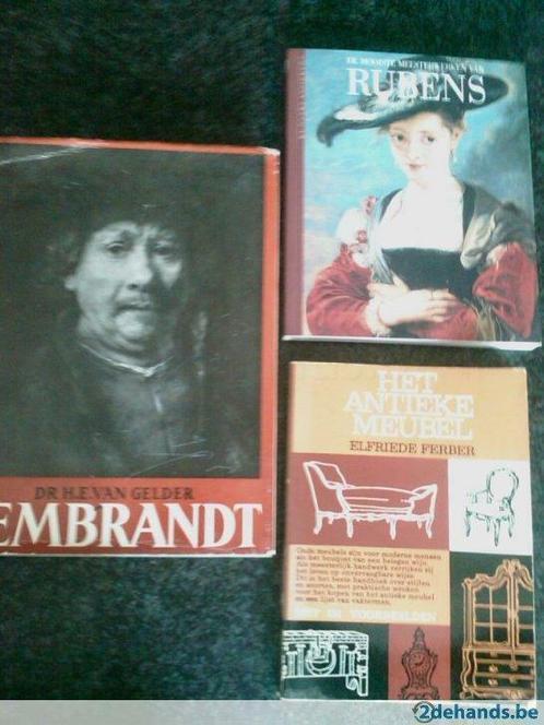 boek rembrandt en rubens en het antieke meubel, Antiquités & Art, Antiquités | Livres & Manuscrits