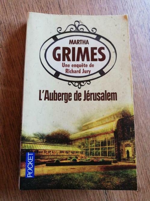 Livre de Martha Grimes :"L'auberge de Jerusalem", Boeken, Detectives, Gelezen, Ophalen of Verzenden