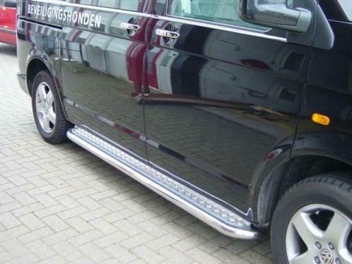 Side bars met RVS treeplanken voor VW T5 NIEUW !!!!, Auto-onderdelen, Overige Auto-onderdelen, Volkswagen, Nieuw, Ophalen of Verzenden