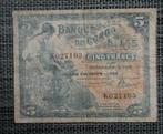 Bankbiljet 5 Francs Belgisch Congo 10.01.43, Los biljet, Ophalen of Verzenden