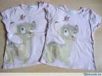 2 t-shirtjes van Bambi (maat 80), Ophalen of Verzenden, Zo goed als nieuw, Meisje, Shirtje of Longsleeve