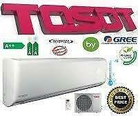 Airco - Tosot by Gree  Bora  A++   2,5kw -3,5kw-4,6kw-6,1kw, Elektronische apparatuur, Airco's, Nieuw, Wandairco, 60 tot 100 m³